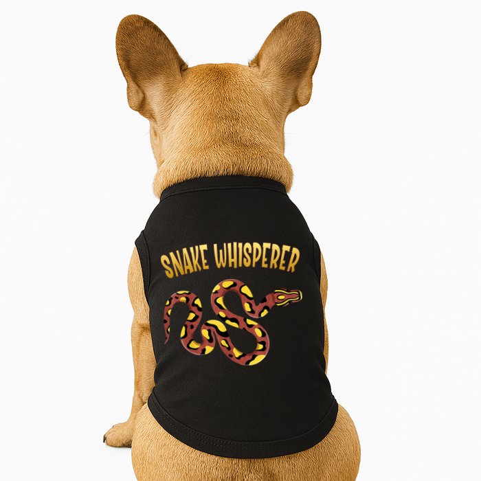 Snake Whisperer Design For Serpent & Reptile Lover Doggie Tank