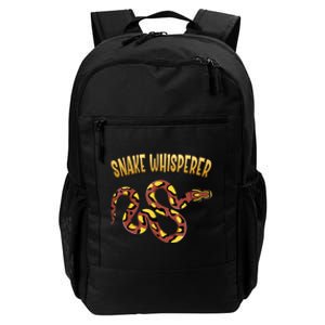 Snake Whisperer Design For Serpent & Reptile Lover Daily Commute Backpack