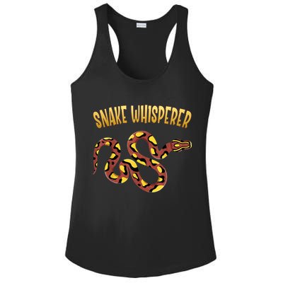 Snake Whisperer Design For Serpent & Reptile Lover Ladies PosiCharge Competitor Racerback Tank