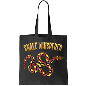 Snake Whisperer Design For Serpent & Reptile Lover Tote Bag