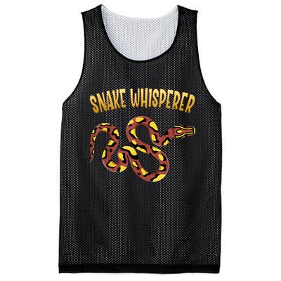 Snake Whisperer Design For Serpent & Reptile Lover Mesh Reversible Basketball Jersey Tank