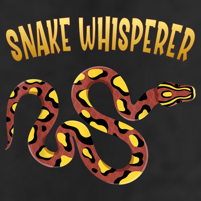 Snake Whisperer Design For Serpent & Reptile Lover Large Microfiber Waffle Golf Towel