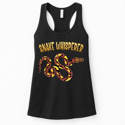 Snake Whisperer Design For Serpent & Reptile Lover Womens Tank Top