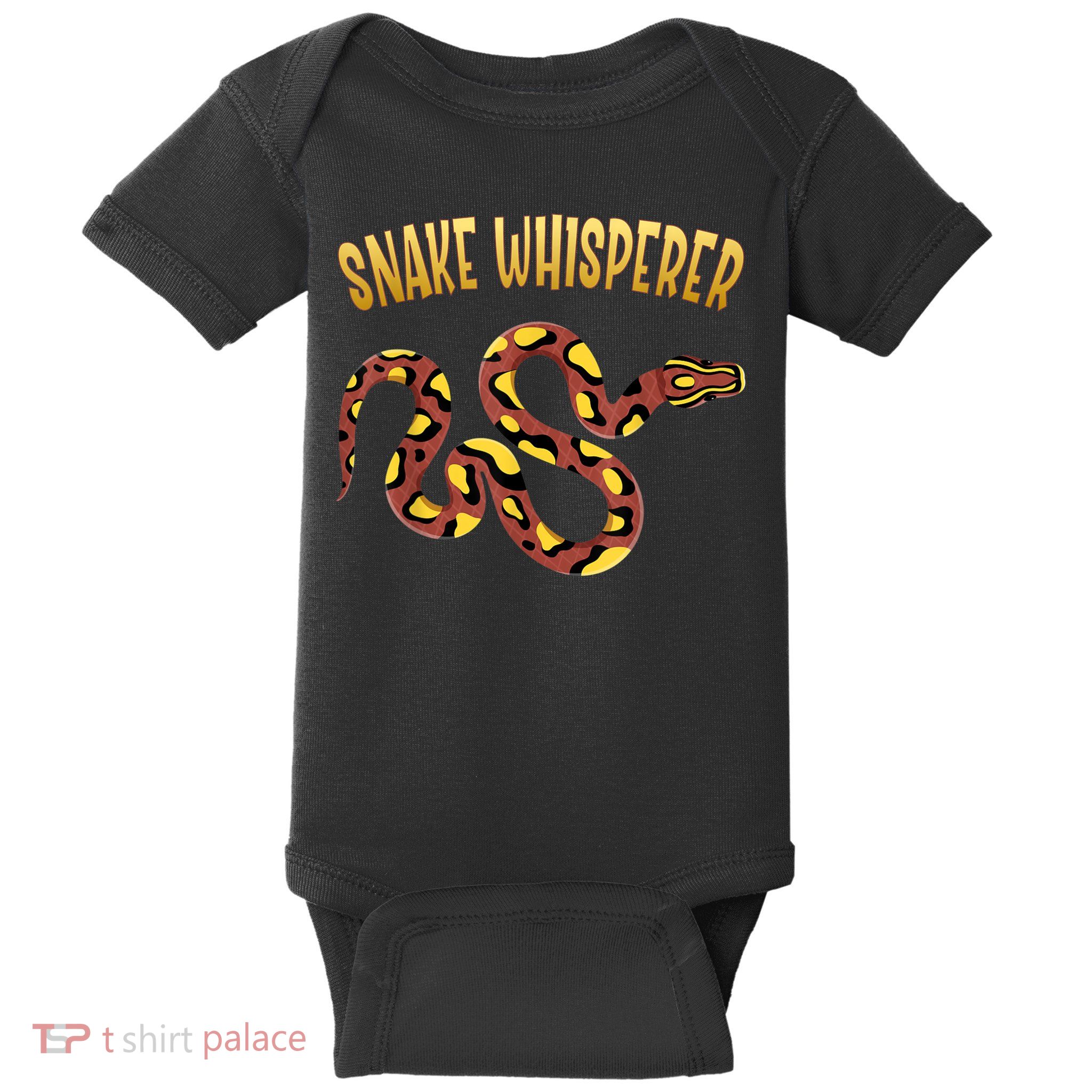 Snake Whisperer Design For Serpent & Reptile Lover Baby Bodysuit