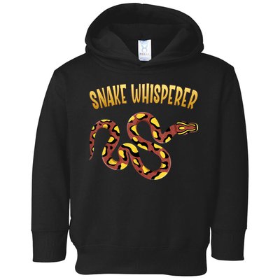 Snake Whisperer Design For Serpent & Reptile Lover Toddler Hoodie