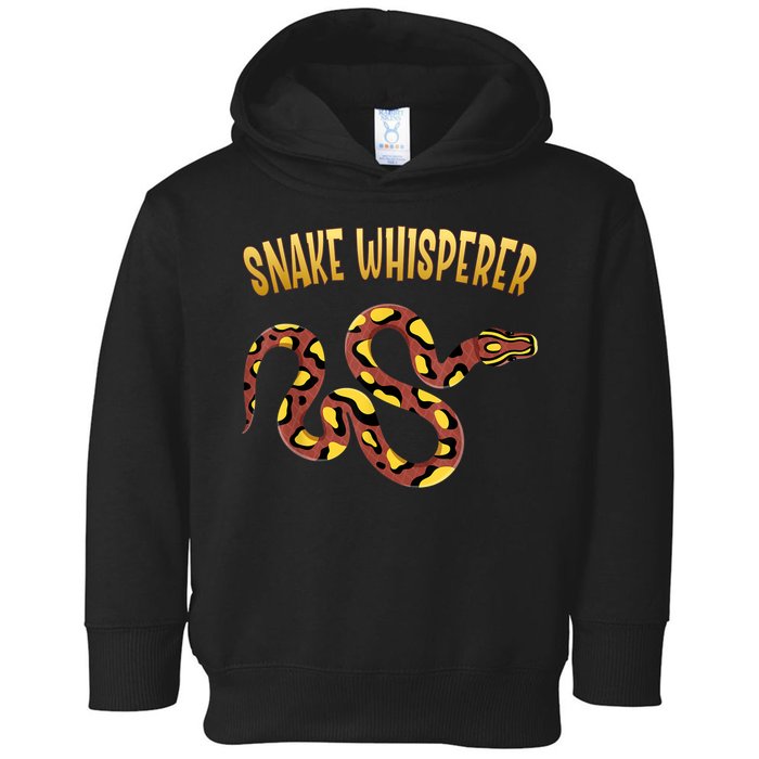 Snake Whisperer Design For Serpent & Reptile Lover Toddler Hoodie