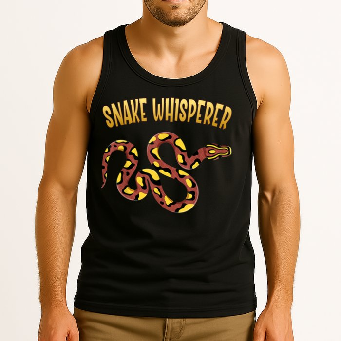 Snake Whisperer Design For Serpent & Reptile Lover Tank Top