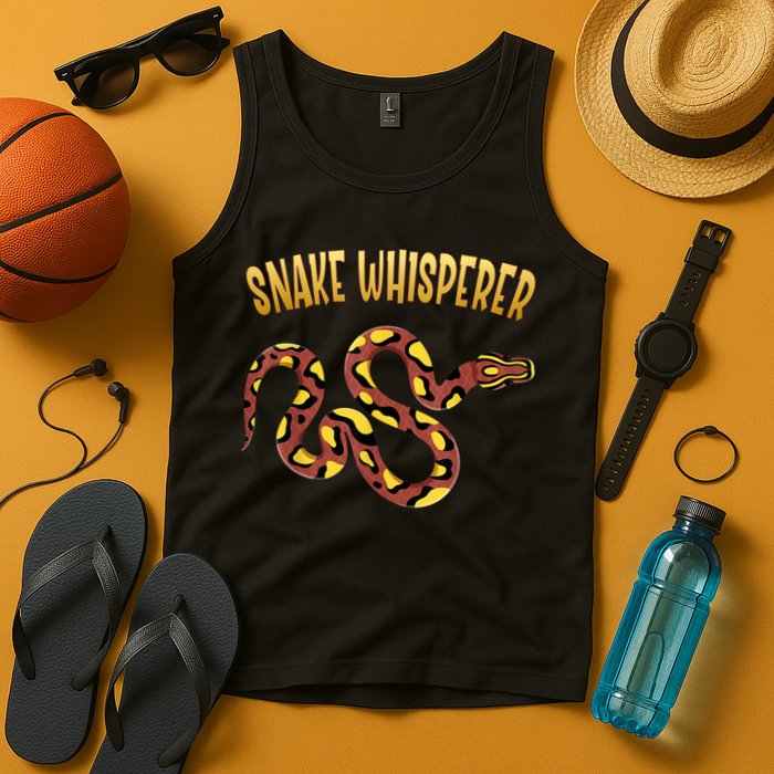 Snake Whisperer Design For Serpent & Reptile Lover Tank Top