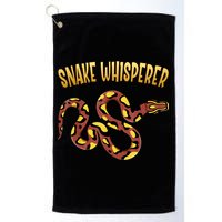 Snake Whisperer Design For Serpent & Reptile Lover Golf Towel