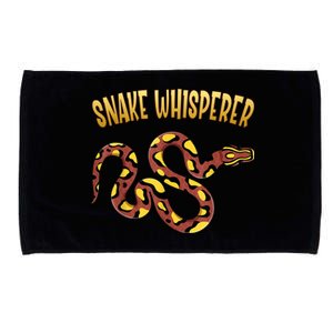 Snake Whisperer Design For Serpent & Reptile Lover Microfiber Hand Towel