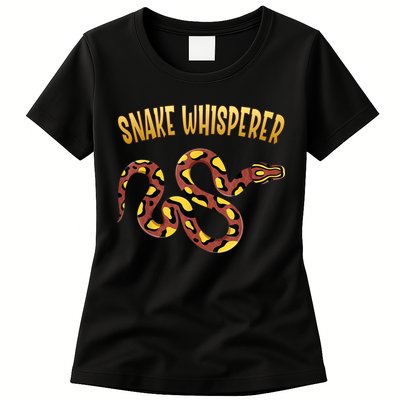 Snake Whisperer Design For Serpent & Reptile Lover Womens T-Shirt