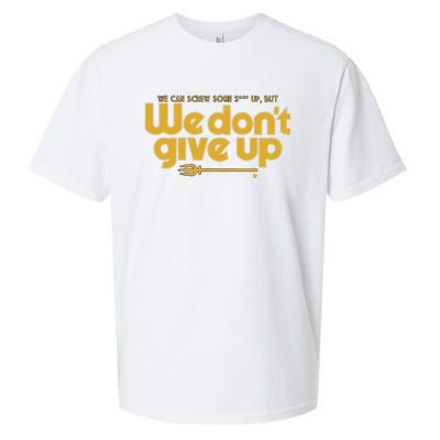 Seattle We Don’t Give Up Sueded Cloud Jersey T-Shirt