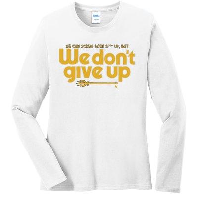 Seattle We Don’t Give Up Ladies Long Sleeve Shirt