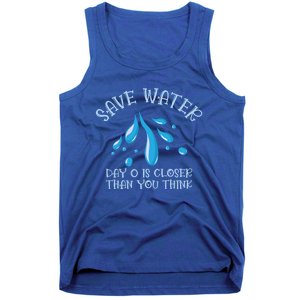 Save Water Day 0 Is Closer World Water Day Save Water Gift Tank Top