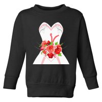 Simple Wedding Dress For Bridal Showers Gift Toddler Sweatshirt