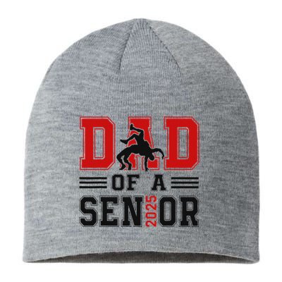 Senior Wrestling Dad 2025 Proud Dad Graduation 2025 Sustainable Beanie