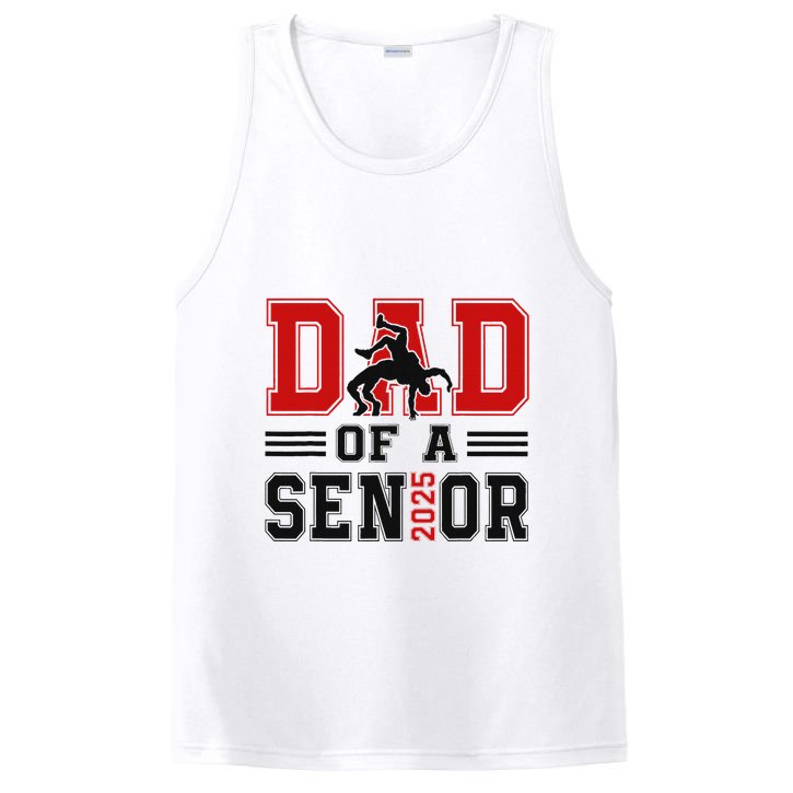 Senior Wrestling Dad 2025 Proud Dad Graduation 2025 PosiCharge Competitor Tank