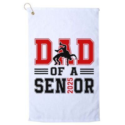 Senior Wrestling Dad 2025 Proud Dad Graduation 2025 Golf Towel