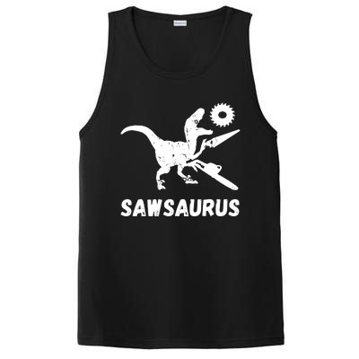 Sawsaurus Woodworker Dinosaurs Carpentry Trex Chainsaw PosiCharge Competitor Tank