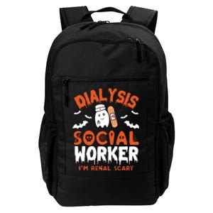 Social Work Dialysis Shirts Halloween Dialysis Social Worker Daily Commute Backpack