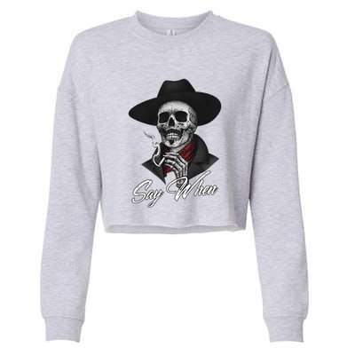 Say When, Doc Holiday Cropped Pullover Crew