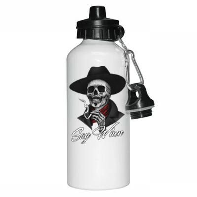 Say When, Doc Holiday Aluminum Water Bottle 