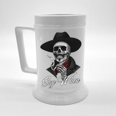 Say When, Doc Holiday Beer Stein