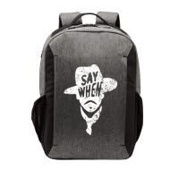 Say When Doc Holiday Vector Backpack