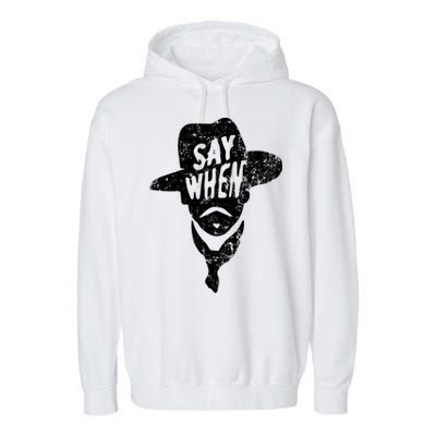 Say When Doc Holiday Garment-Dyed Fleece Hoodie