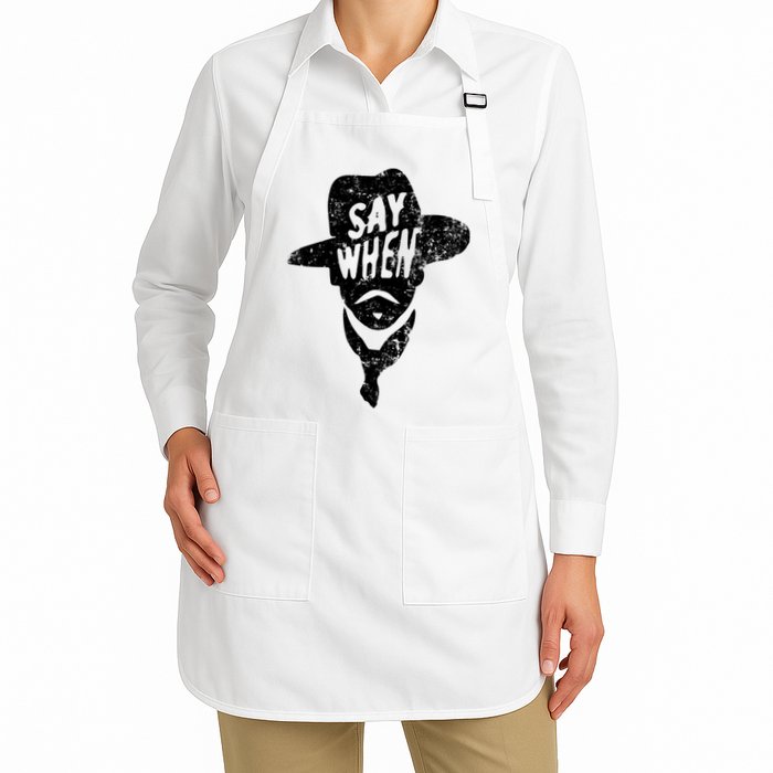 Say When Doc Holiday Apron