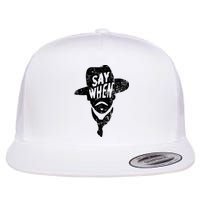 Say When Doc Holiday Flat Bill Trucker Hat