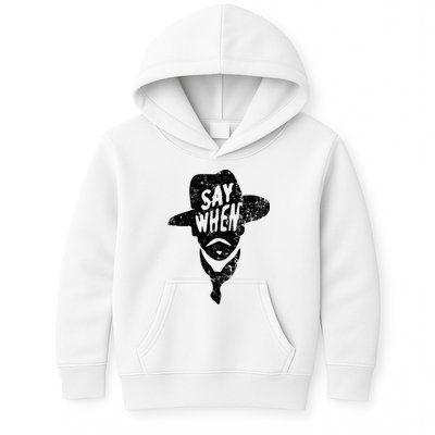 Say When Doc Holiday Kids Hoodie