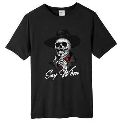 Say When Doc Holiday Tall Fusion ChromaSoft Performance T-Shirt