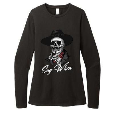 Say When Doc Holiday Womens CVC Long Sleeve Shirt