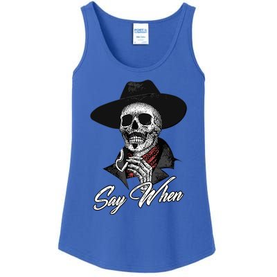 Say When Doc Holiday Ladies Essential Tank