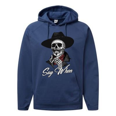 Say When Doc Holiday Performance Fleece Hoodie