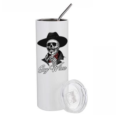 Say When Doc Holiday Stainless Steel Tumbler