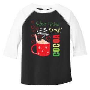 Save Water Drink Cocoa Toddler Fine Jersey T-Shirt