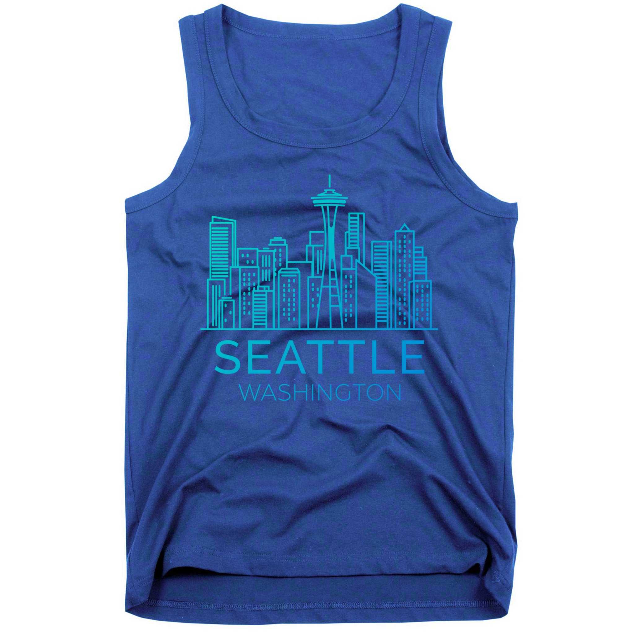 Seattle Washington Downtown Skyline Funny Gift Souvenir Funny Gift Tank Top
