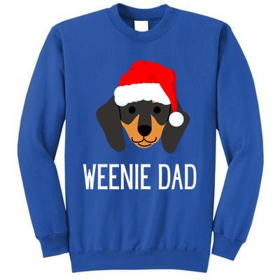 Santa Weenie Dad Christmas Dog Dachshund Meaningful Gift Sweatshirt