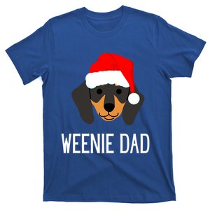 Santa Weenie Dad Christmas Dog Dachshund Meaningful Gift T-Shirt