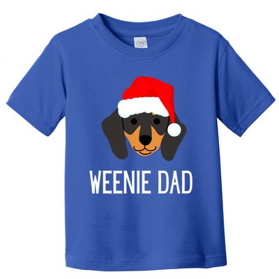 Santa Weenie Dad Christmas Dog Dachshund Meaningful Gift Toddler T-Shirt