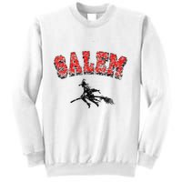 Salem Witches Design Funny Retro Vintage Halloween Sweatshirt