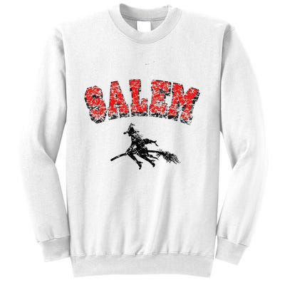 Salem Witches Design Funny Retro Vintage Halloween Sweatshirt