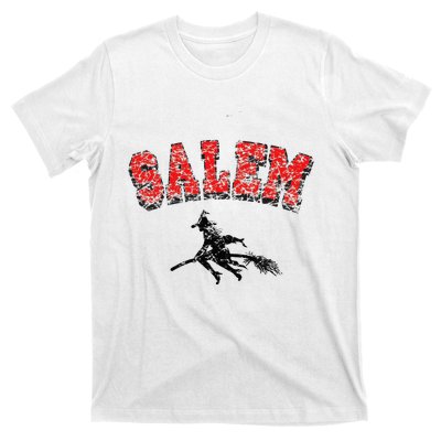 Salem Witches Design Funny Retro Vintage Halloween T-Shirt