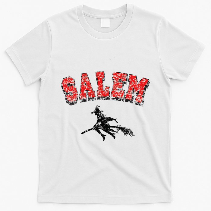 Salem Witches Design Funny Retro Vintage Halloween T-Shirt