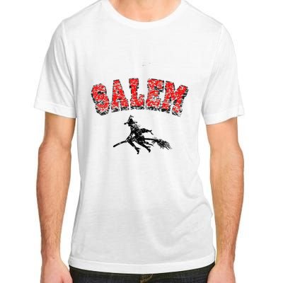 Salem Witches Design Funny Retro Vintage Halloween Adult ChromaSoft Performance T-Shirt