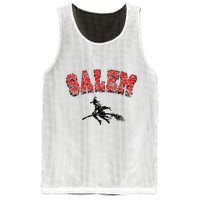 Salem Witches Design Funny Retro Vintage Halloween Mesh Reversible Basketball Jersey Tank