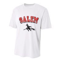 Salem Witches Design Funny Retro Vintage Halloween Performance Sprint T-Shirt