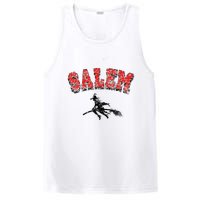 Salem Witches Design Funny Retro Vintage Halloween PosiCharge Competitor Tank